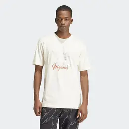 Adidas: Бежевая футболка  Originals