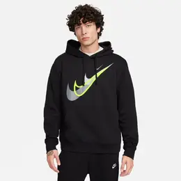 Nike: Чёрный свитшот 