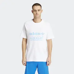 Adidas: Белая футболка  Originals