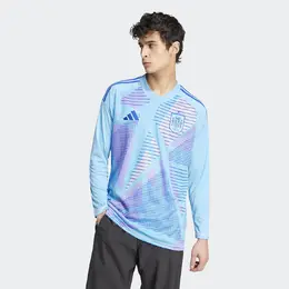 Adidas: Синяя футболка  Tiro