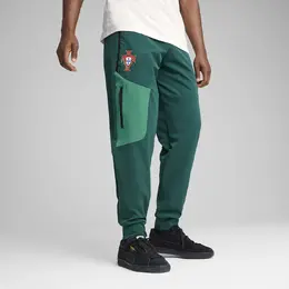 PUMA: Зелёные брюки 