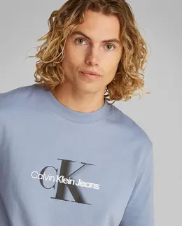 Calvin Klein Jeans: Синяя футболка 