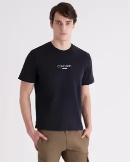 Calvin Klein Jeans: Чёрная футболка 