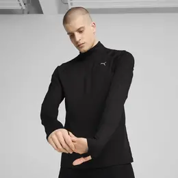 PUMA: Толстовка  Run на молнии