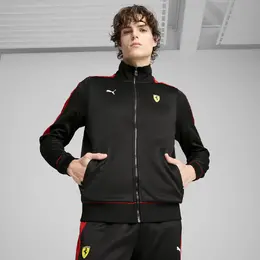 PUMA: Чёрная куртка  Ferrari