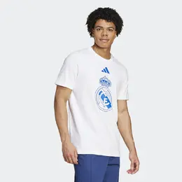 Adidas: Белая футболка 
