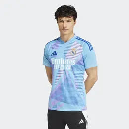 Adidas: Синяя футболка 
