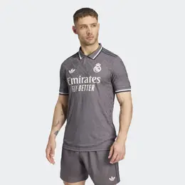 Adidas: Серая футболка 