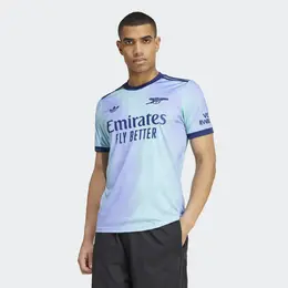 Adidas: Синяя футболка 