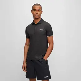 Hugo Boss: Чёрная рубашка 