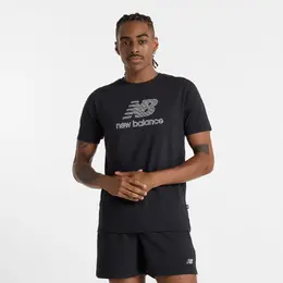 New Balance: Чёрная футболка 