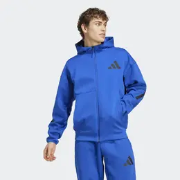 Adidas: Синяя толстовка 