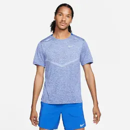 Nike: Синяя футболка  Dri FIT