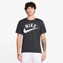 Nike: Серая футболка  Swoosh