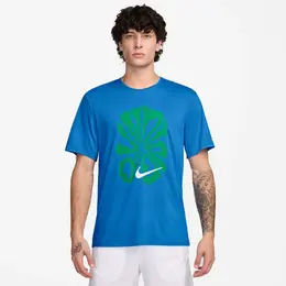 Nike: Синяя футболка 