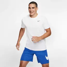 Nike: Белая футболка  Dri FIT