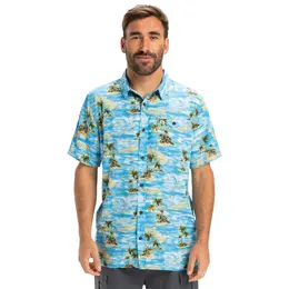 Quiksilver: Синяя рубашка 