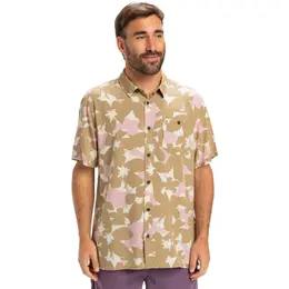 Quiksilver: Бежевая рубашка 