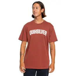 Quiksilver: Коричневая футболка 