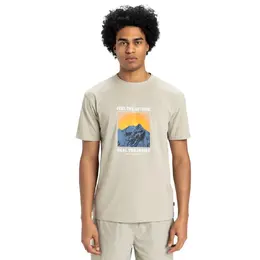 Quiksilver: Бежевая футболка 