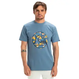 Quiksilver: Голубая футболка 