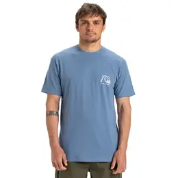 Quiksilver: Голубая футболка 