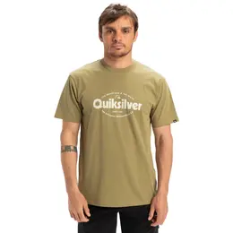 Quiksilver: Бежевая футболка 
