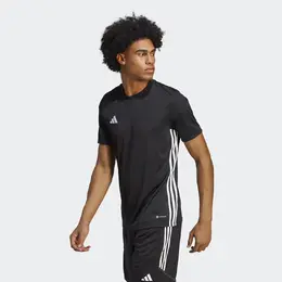 Adidas: Чёрная футболка 