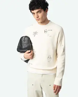 Zadig & Voltaire: Бежевый свитшот 