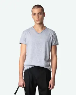 Zadig & Voltaire: Серая футболка  Tunisien