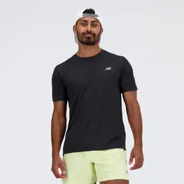 New Balance: Чёрная футболка 