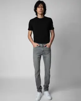 Zadig & Voltaire: Серые джинсы 