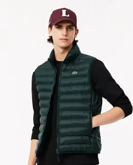 Lacoste: Зелёный жилет 