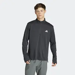 Adidas: Футболка  Essentials на молнии