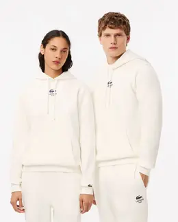 Lacoste: Белая толстовка 