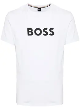 BOSS: Футболка с принтом 