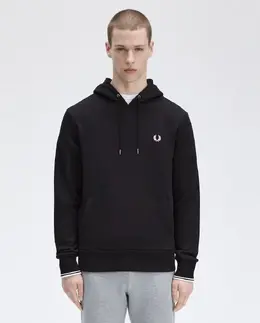 Fred Perry: Чёрная толстовка 
