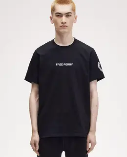 Fred Perry: Чёрная футболка 