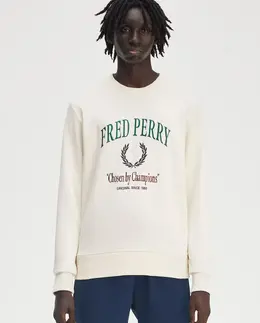 Fred Perry: Свитшот с принтом 