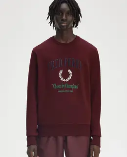 Fred Perry: Свитшот с принтом 