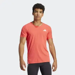 Adidas: Красная футболка  Adizero