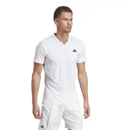 Adidas: Белое поло 