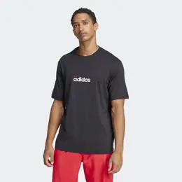 Adidas: Чёрная футболка  Essentials