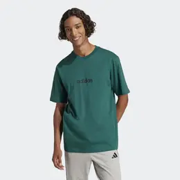 Adidas: Зелёная футболка  Essentials