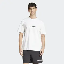 Adidas: Белая футболка  Essentials