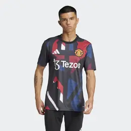 Adidas: Чёрная футболка 