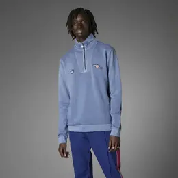 Adidas: Футболка на молнии 