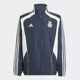 Adidas: Синяя куртка 