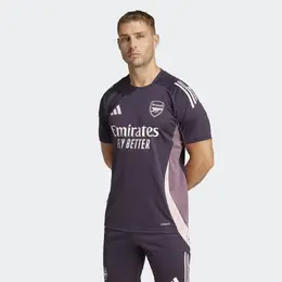 Adidas: Фиолетовая футболка  Tiro