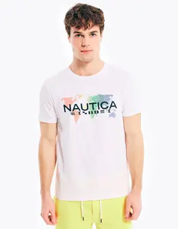 Nautica: Белая футболка 